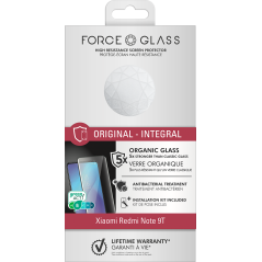 Verre Trempé Force Glass pour Xiaomi Redmi Note 9T — FORCE · Smarty Paris 18e